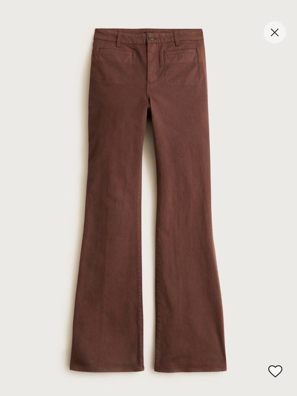 J. Crew Vintage Flare Jeans in Washed Twill